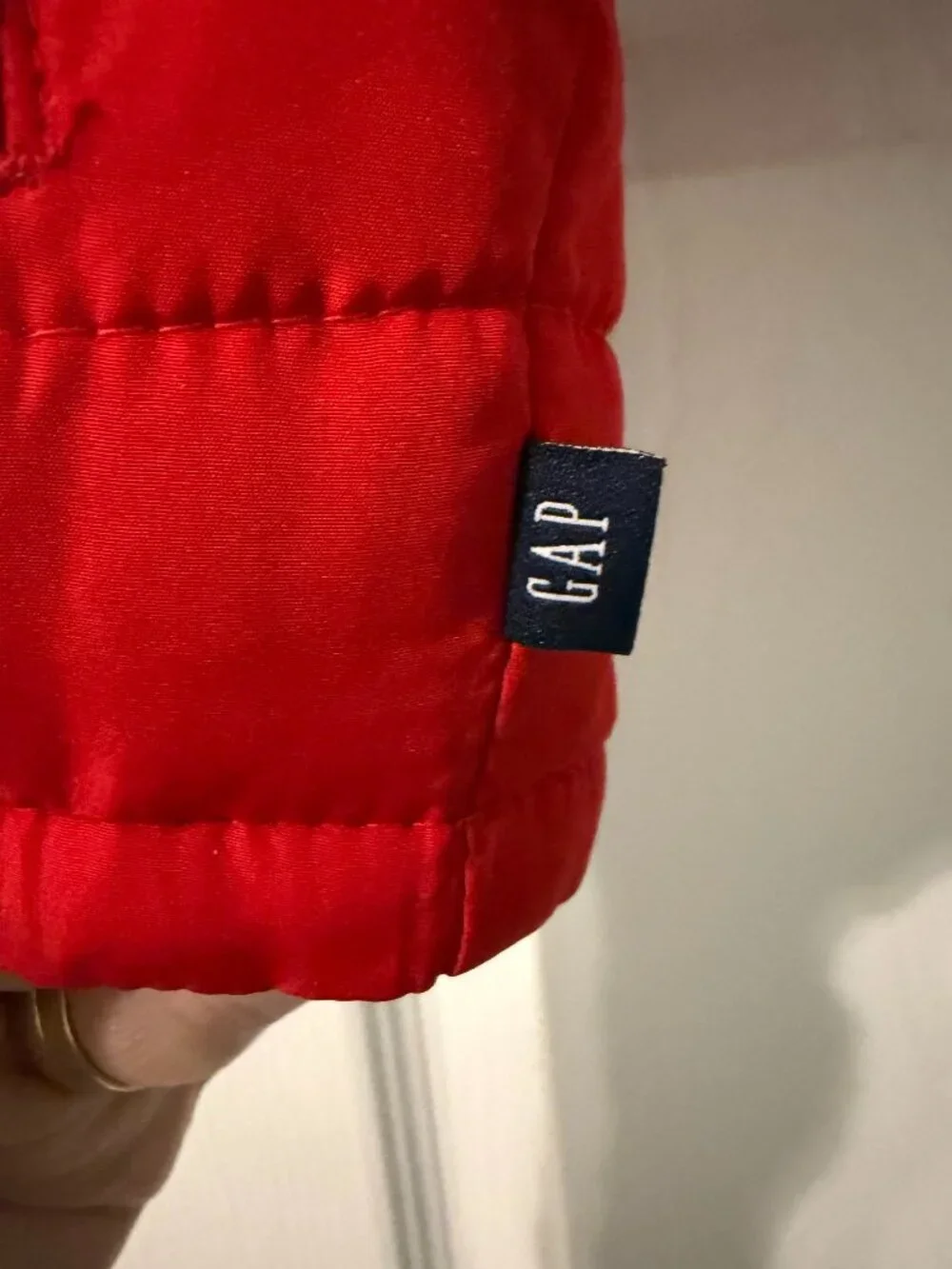 GAP reversible puffer jacket (sz 12-18 months)
